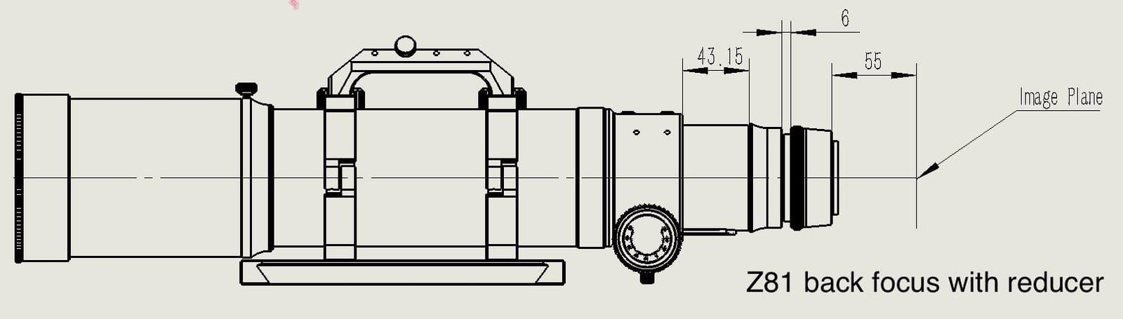 Z81 Back Focus (with reducer)